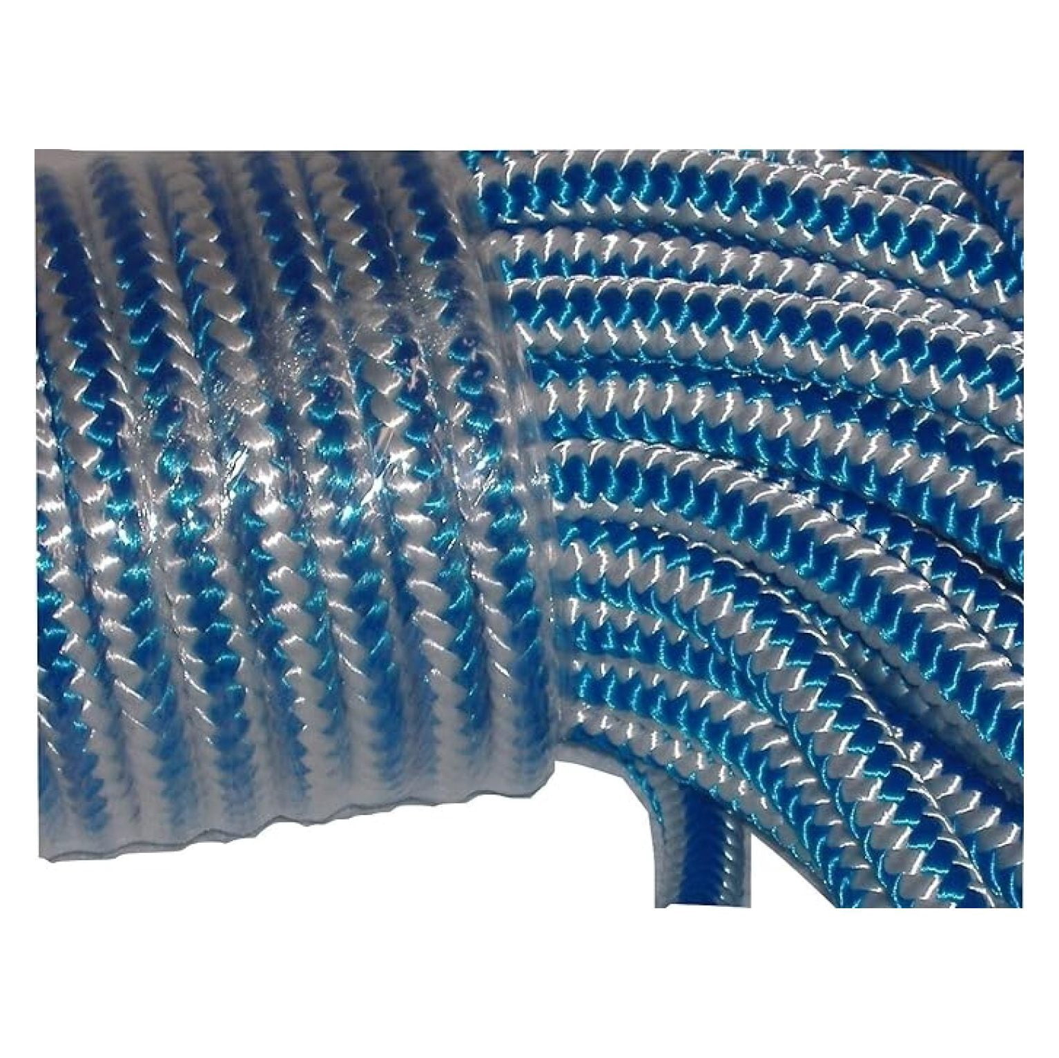 12 Strand Arborist Rope 1/2 Inch by 150 Feet, Blue/White, Made in The ...