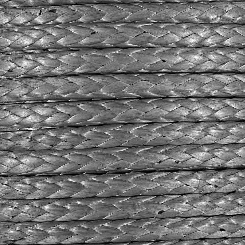 Half Inch Rigging Line 12 Strand DyMax Rope - Gray - Emergency Line, Towline, Utility Winch ...