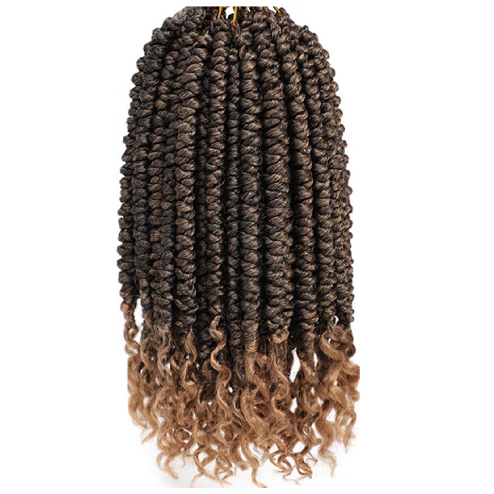 12 Strands Braided Dreadlock Ponytail Hair Braiding Hair Rings Hair ...
