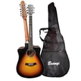 thumbnail image 1 of 12 String Acoustic / 6 String Acoustic, Double Sided, Dreadnought, Travel, Busuyi Guitar, (Sunset) All Levels, 1 of 8