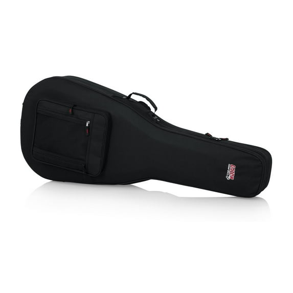 GATOR CASES GL-DREAD-12 STRINGS DREADNOUGHT GUITAR CASE WITH COMPARTMENTS NEW