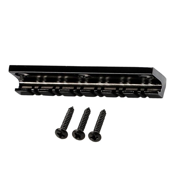 12 String Fixed Bridge Electric Bass Bridge Adjustable String Bass Bridge Bass Hardware Metal Texture for Electric Bass