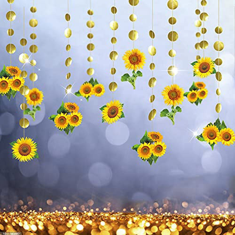 Sunflower Party Decorations Sunflower Garland Banners Sunflower Party  Streamer Summer Sun Flower Hanging Decorations For Baptism Birthday Wedding  Party Supplies - Temu