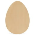 thumbnail image 1 of 12 Sturdy Large Wooden Egg Cutout 18 x 12 inch, Pre-Sanded Egg Shaped Wood Cutout Wooden Eggs for Crafts & Easter Decor, by Woodpeckers, 1 of 7