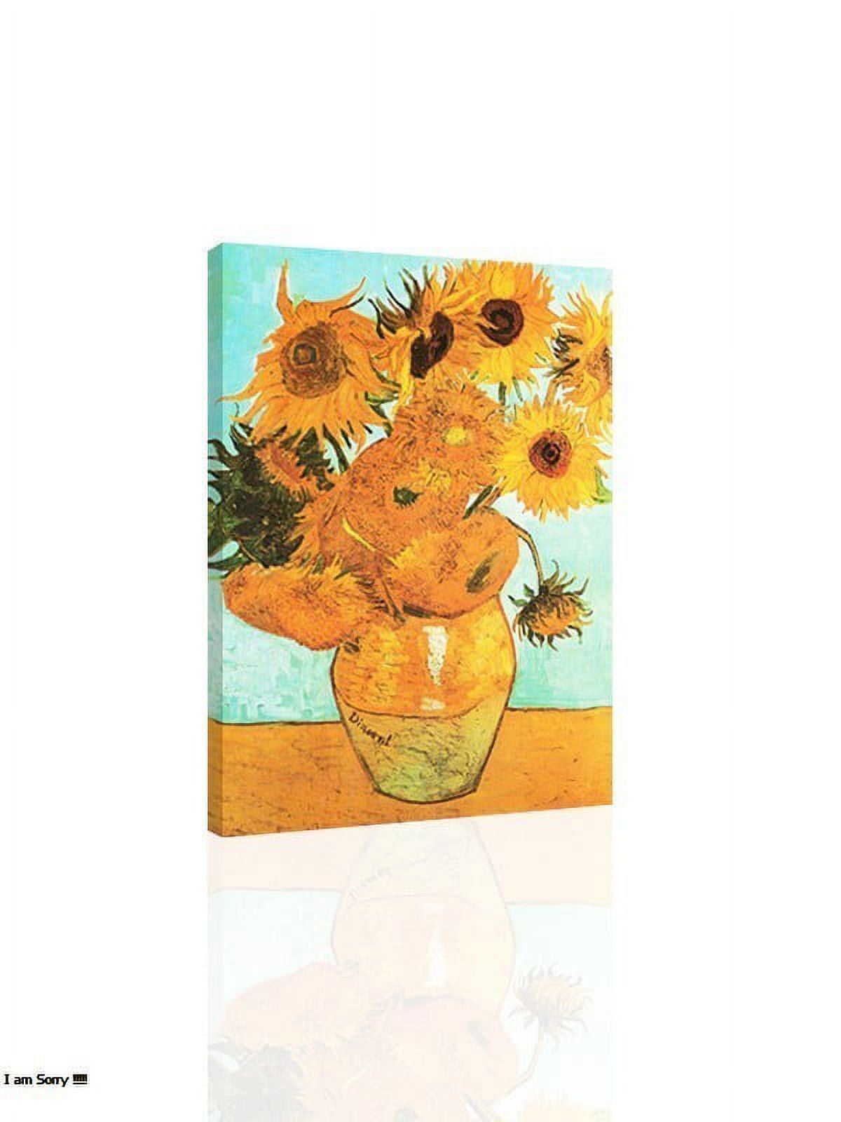 12 Sunflowers In A Vase Van Gogh CANVAS OR FINE PRINT WALL ART