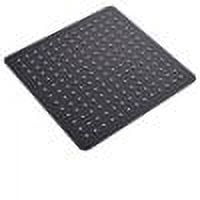 12" Super Slim Square Rain Shower Head, Matte Black Finish