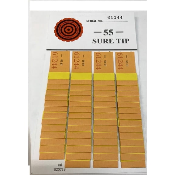 (12) "Sure Tip Boards Game" #55 Entertainment Only Free Shipping US