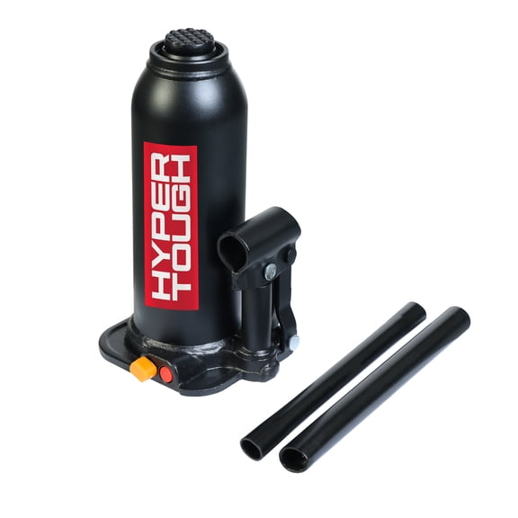 Hyper Tough T91213HW 12 Ton Bottle Jack with Adjustable Screw Top for Cars and Trucks