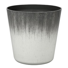 Better Homes and Gardens Esmeralda Plastic Planter 12" x 12" x 12" Round Toupe Finish