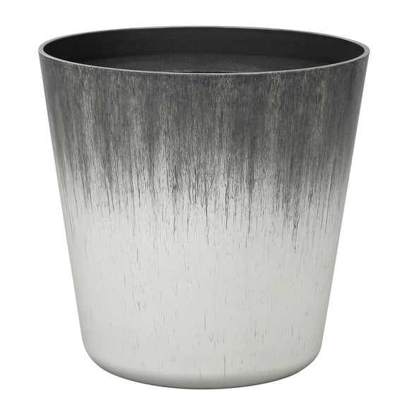 Better Homes and Gardens Esmeralda Plastic Planter 12" x 12" x 12" Round Toupe Finish