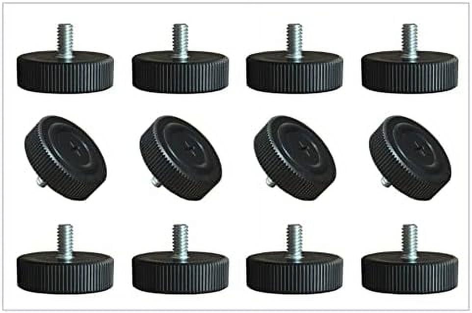 12 Table Base Levelers/Base Feet/Base Glides For Restaurants & Homes