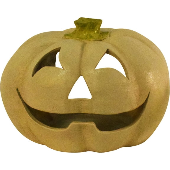 12" Tall Halloween Luminary Jack O Lantern, Light Orange