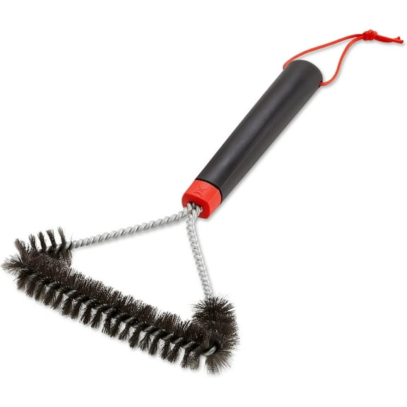 12" Three-Sided Grill Brush