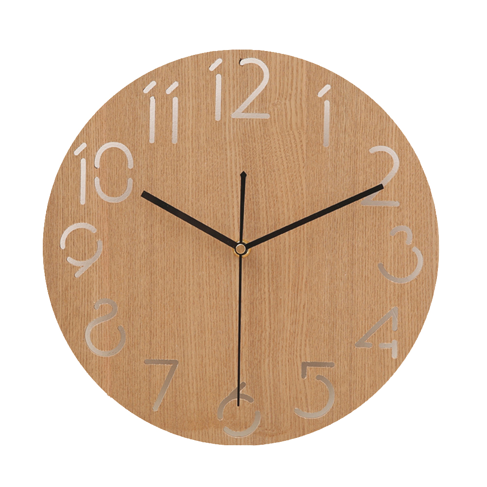 12 Time Scale Hanging Clock Large size Number Wall Clock Silent Modern