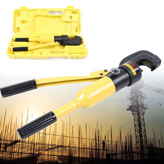 13 Ton Mannual Hydraulic Rebar Cutter 4mm-22mm Heavy Duty Bolt Cutting Tool new