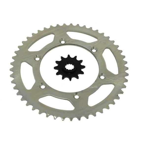 12 Tooth Front Sprocket and 49 Tooth Rear Sprocket fits Suzuki RM250 1990 - 2008