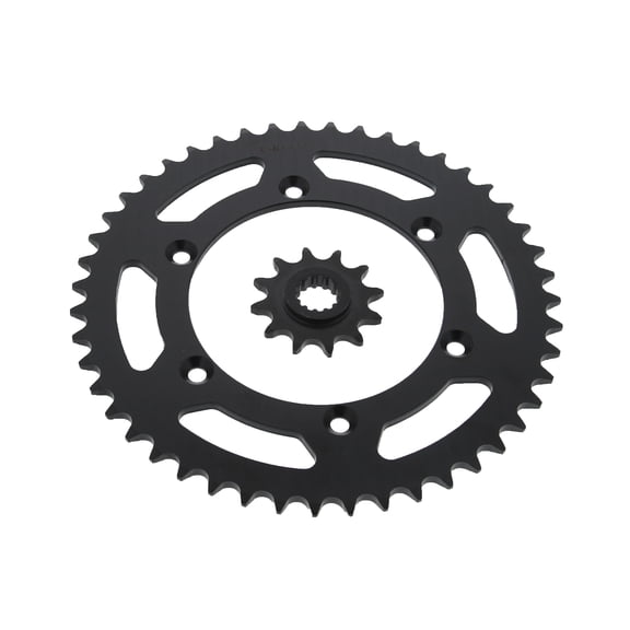 12 Tooth Front and 47 Tooth Rear Black Sprocket fits Suzuki DR-Z400E 2000 -2007