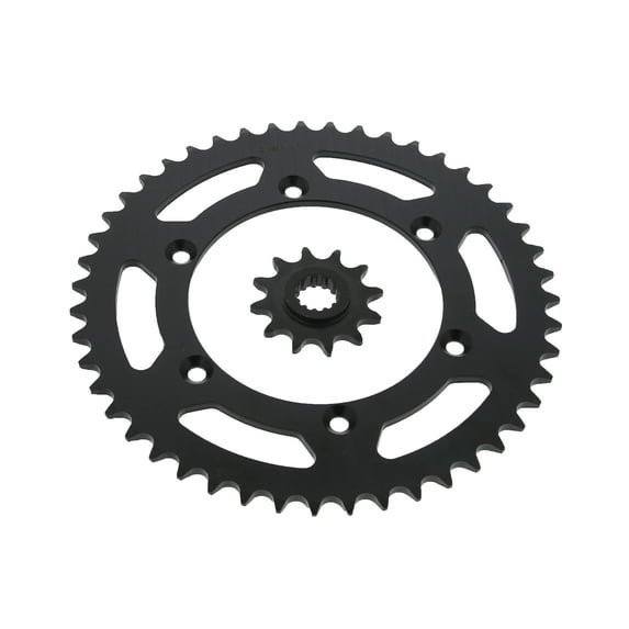12 Tooth Front and 47 Tooth Rear Black Sprocket fits Suzuki RM250 1990 - 2008