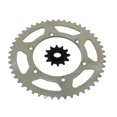 thumbnail image 1 of 12 Tooth Front and 49 Tooth Rear Silver Sprocket fits Suzuki DR350SE 1996 - 1999, 1 of 5