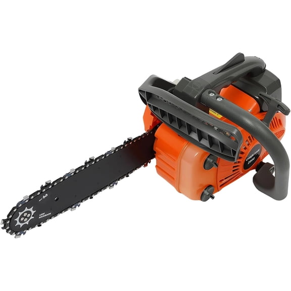 12'' Top Handle Chainsaw, 25.4cc Gas Powered Chainsaw, Gasoline Chain Saw for Trees Wood Cutting