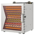 12Tray Stainless Steel Food Dehydrator for Jerky, Fruit, Meat, 800W