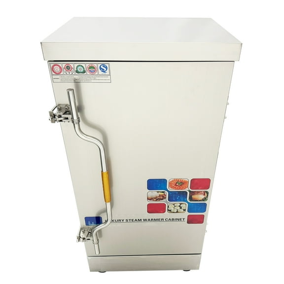 12 Trays Electric Steamer Multi-purpose Steam Warmer Cabinet Steam Cooker Seafood Steam Oven 110V