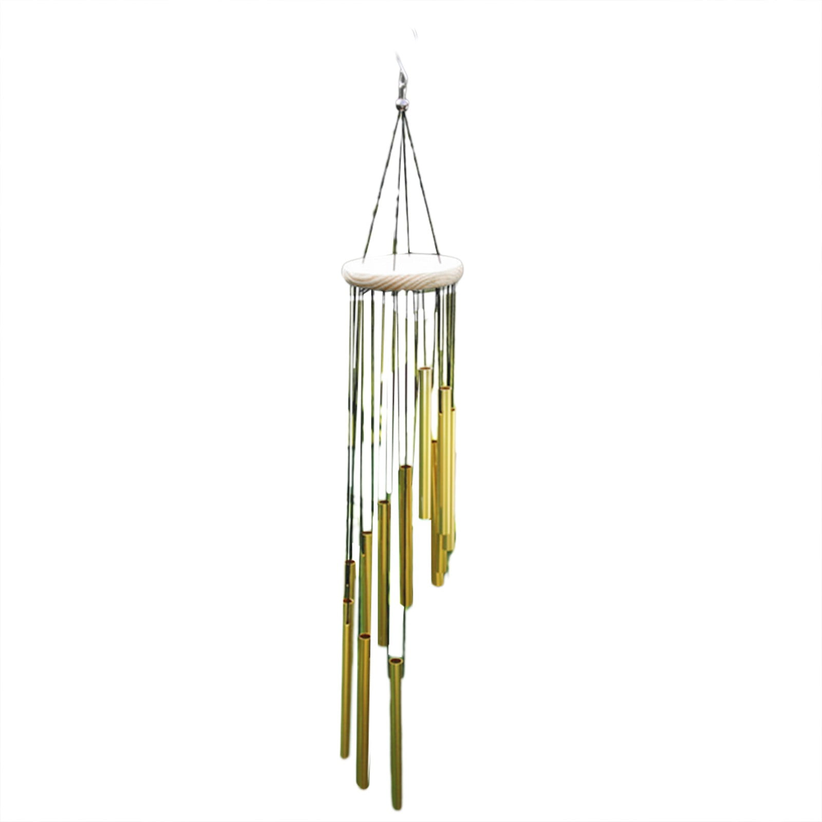 12 Tubes Wind Chimes Aluminum Tube+Pine Metal Pipe Wind Chimes Bells
