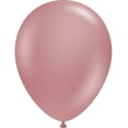 thumbnail image 1 of 12 Tuftex Canyon Rose Latex Balloons 17", 1 of 2