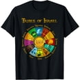 thumbnail image 1 of 12 Twelve Tribes Of Israel Hebrew Jewish Israelite Nation T-Shirt, 1 of 4