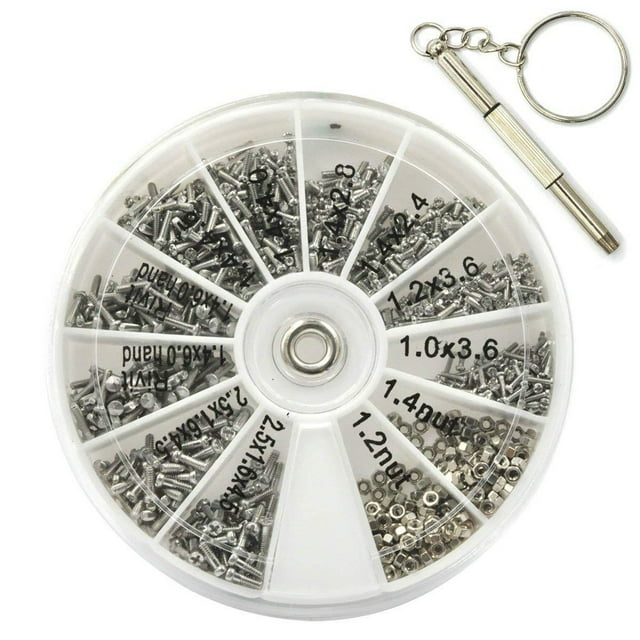 12 Types of Small Screws and Nuts for For watch Repair with Mini