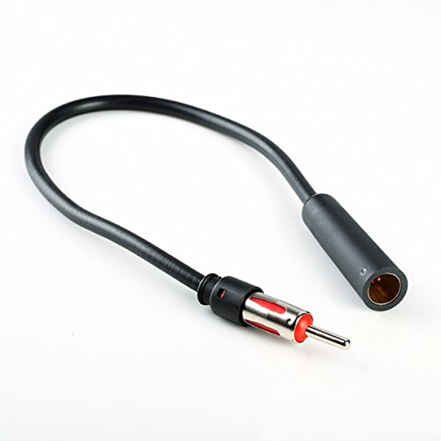 Car Radio Auto Antenna Splitter 1 Female to 2 Male Aerial Plug Cable FM AM  Stereo Audio Y Shape Extension 40-UV44 