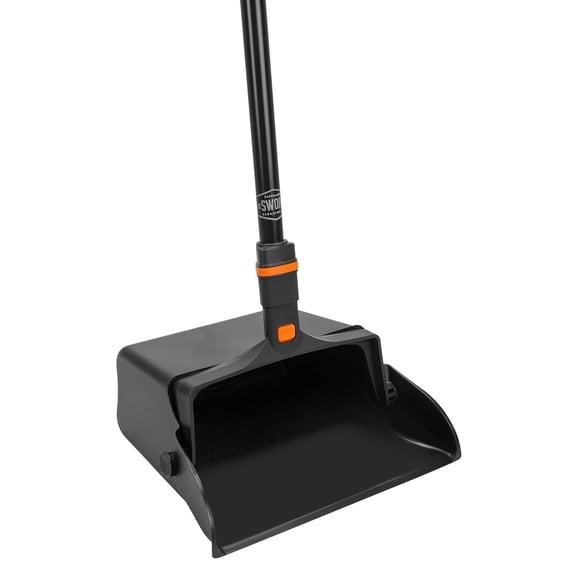 12 Upright Dustpan, Standard Combo  Ergonomic Design Eliminates Need to Bend While Cleaning  Interchangeable with All Cleaning Products
