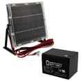 thumbnail image 1 of 12 VOLT 12 AH SLA BATTERY F2 WITH 12V SOLAR PANEL CHARGER, 1 of 7