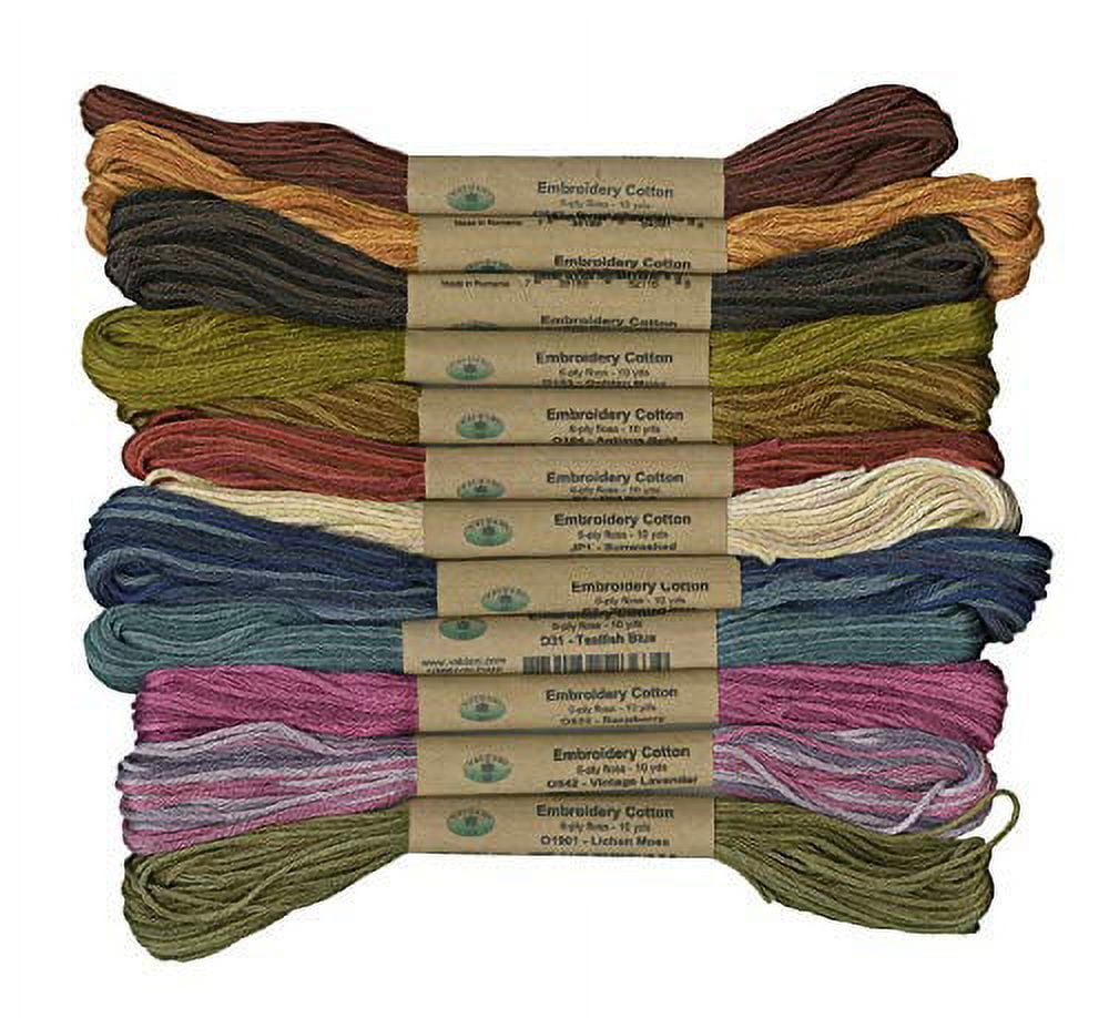 12 Valdani 6 Strand Floss Embroidery Thread The Scent of Flowers 10 Yd Skeins