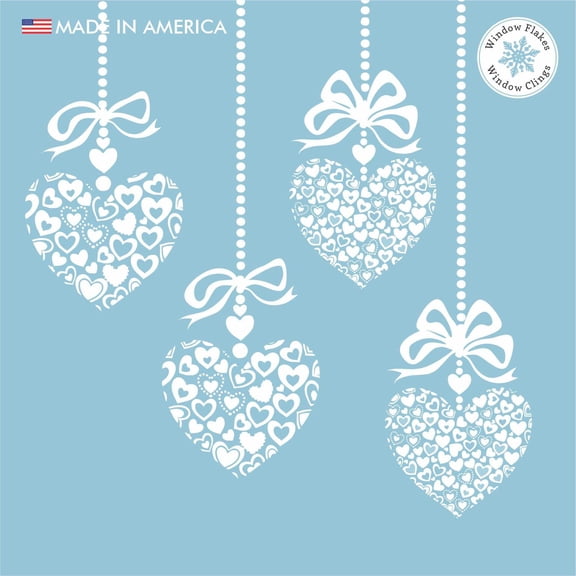 12" Valentine Bow Hearts (4 pack)