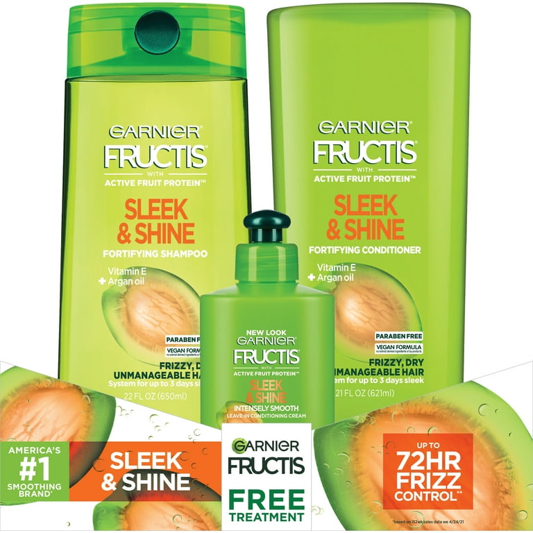 12 Value) Garnier Fructis Sleek & Shine Holiday Gift Set, 3 12 Value) Garnier Fructis Sleek & Shine Holiday Gift Set, 3