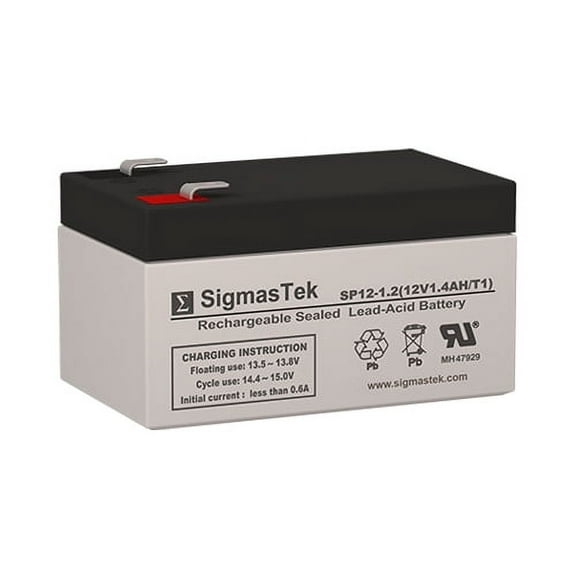 12 Volt 1.2 Amp Sealed Lead Acid Battery