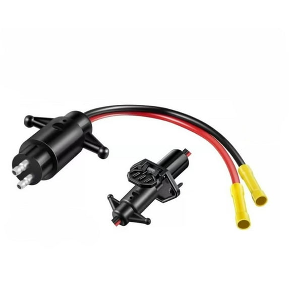 12 Volt/8 Gauge/2 Wire Marine Trolling Motor Connector 14365-6 & 14366-6