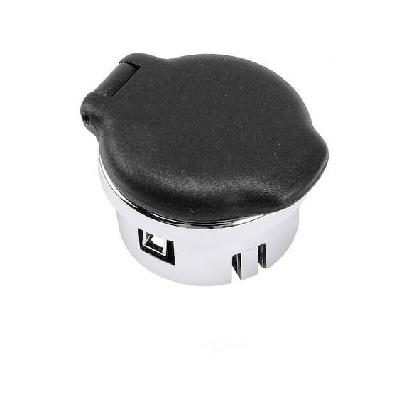12 Volt Accessory Power Outlet Cover - Compatible with 2007 - 2014 Chevy Silverado 2500 HD 2008 2009 2010 2011 2012 2013