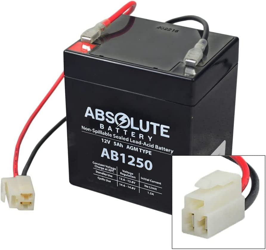 12 Volt Battery Pack (5 Ah with Harness) For the Razor Power Rider
