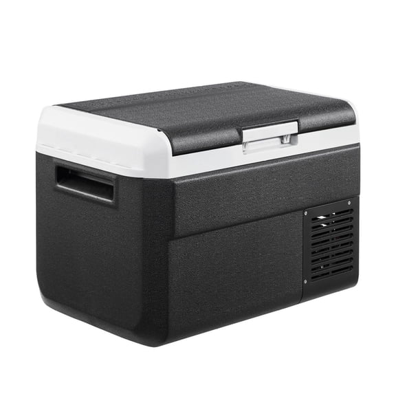 12 Volt Car Refrigerator - 26.4QT Portable Fridge Freezer, -4 to 68F Adjustable Temp, 12/24V DC & 110-240V AC, Compressor Cooler for Camping, RV, Travel