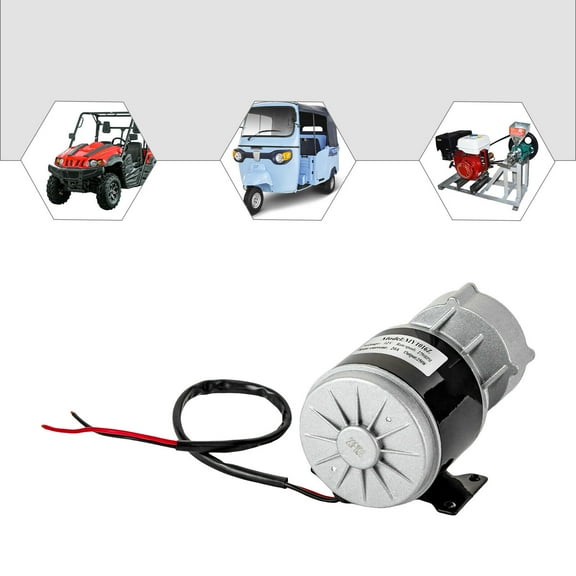 12 Volt DC 250 Watt Gear Reduction Electric Vehicle Geared Motor Electric Brushed Bicycle Bike Scooter Gear Reduction Motors for Small Electric Vehicles, Mopeds