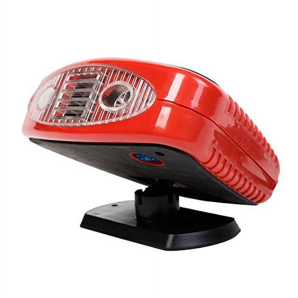 12 Volt Dc Auto Portable Heater Fan Defroster with Light Electric