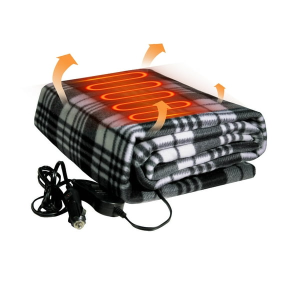 12-Volt Heated Car Blanket For Winter, Portable Heated Blanket For Travel, Electric Blanket For Car, Truck, SUV, RV, Electric Blankets, Electric Blankets Clearance Sale, As A Christmas Gift, Girly Ca