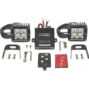 Blazer 12 Volt LED Cube Light Kit with Remote, Pair, 2in. x 2in. Square, 1.1 Amps/Ea., 1800 Lumens Ea., Model# CWL51222