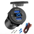 12 Volt USB Outlet Dual Quick Charge 3.0 Port and PD3.0 USB C Car