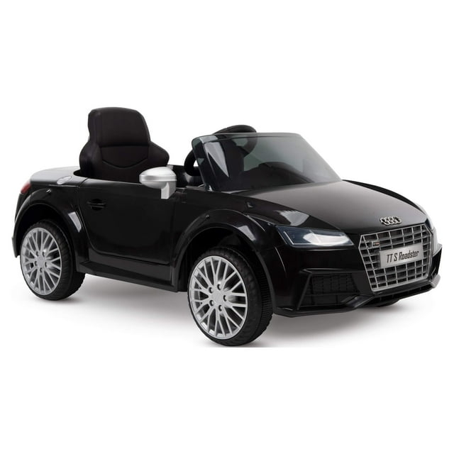 12 Volts Audi Electric Battery-Powered Ride-on Car, for Children ages 3+ Years, Black, by Huffy