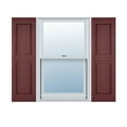thumbnail image 1 of 12"W X 76"H Lifetime Vinyl, Custom Two Equal Panels, Raised Panel Shutters, W/Shutter-Loks (Per Pair), Wineberry, 1 of 17