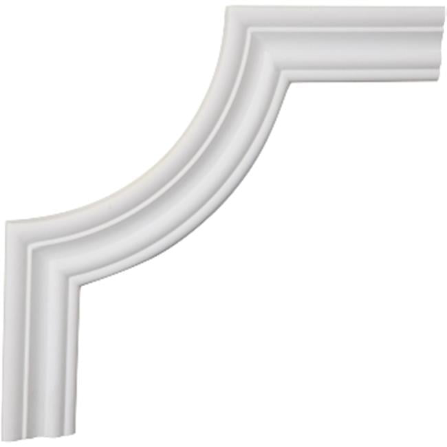 White Primed Polyurethane Oxford Corner Panel Moulding