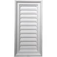 thumbnail image 1 of 12"W x 19"H Rectangle Urethane Gable Vent Louver, Non-Functional, 1 of 11